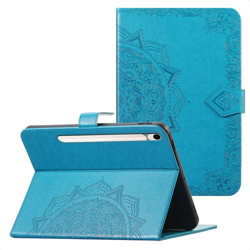 imoshion Coque tablette Samsung Galaxy Tab S9 11.0 pouces / S10 Lite / S10 FE / S9 FE 10.9 pouces Turquoise
