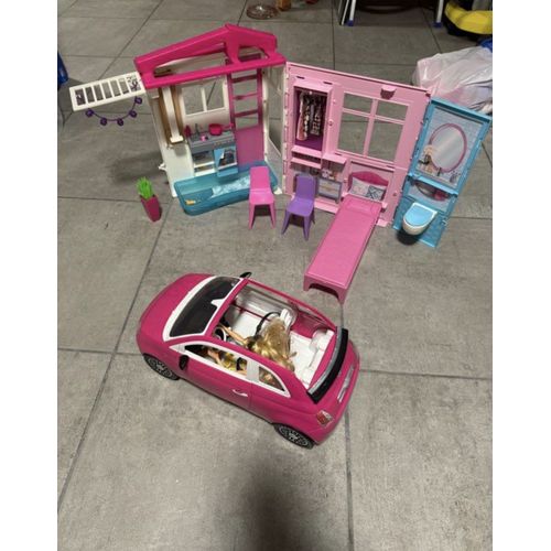 Maison de Barbie pliable + voiture