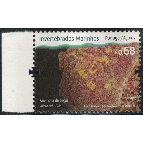 Portugal 2010 Neuf Açores Invertébrés Marins Alicia Mirabilis Anémone À Baies Y&T Pt-Az 554 Rp357