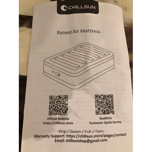 Matelas gonflable deux places