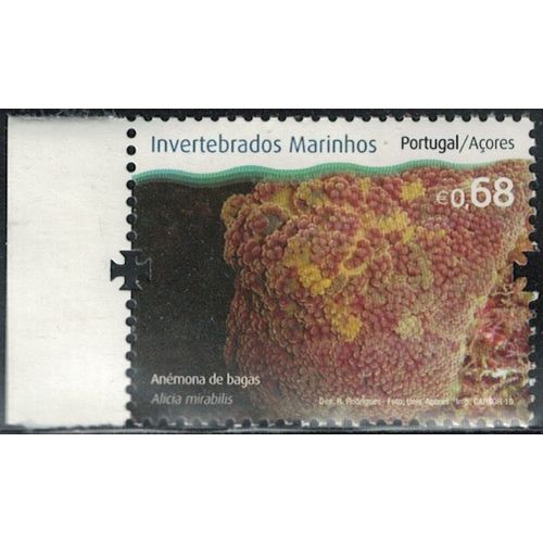 Portugal 2010 Neuf Açores Invertébrés Marins Alicia Mirabilis Anémone À Baies Y&T Pt-Az 554 Rp701