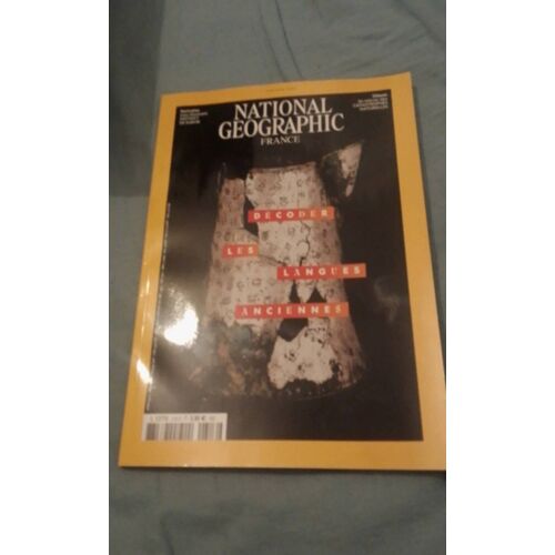 Decoder Les Langues Anciennes National Geographic N° 316 S
