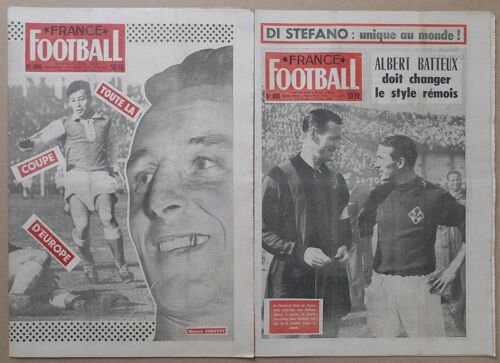 2 France Football Finale De La Coupe D'Europe Des Clubs Champions 1959 Real-Reims