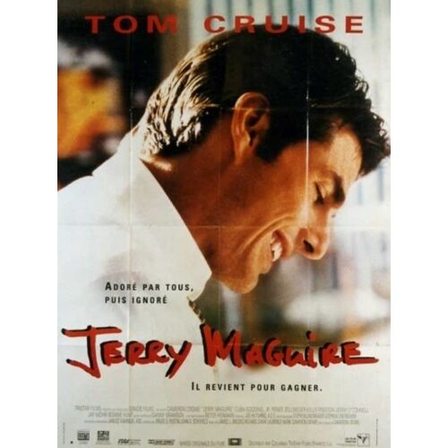 Jerry Maguire - Affiche Originale De Cinéma - Format 120x160 Cm - Un Film De Cameron Crowe Avec Tom Cruise, Cuba Gooding Jr., Renée Zellweger, Kelly Preston, Jerry O'connell - Année 1996