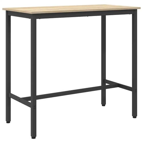 vidaXL table Chêne Sonoma 100 x 40 x 100,5 cm