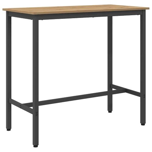 vidaXL table Chêne artisanal 100 x 50 x 100,5 cm