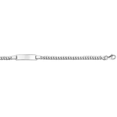 Bracelet Personnalisable - Bijouxia - Argent 925 - Longueur 16 Cm - Réglable 14 Cm - Pour Enfant