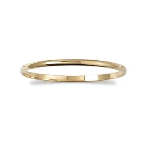 Bracelet Jonc - Bijouxia - Plaqué Or 18 Carats - Diamètre 6,2 Cm - Épaisseur 4 Mm