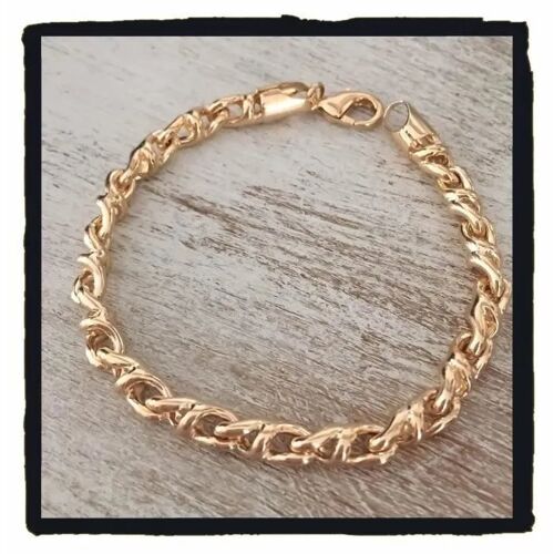 Bracelet - Bijouxia - Maille Fantaisie Entrelacée - Plaqué Or 18 Carats - 20 Cm - 5 Mm