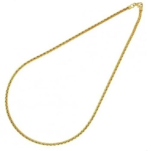 Collier Femme - Bijouxia - Maille Palmier - Plaqué Or 18 Carats - 45cm - 3mm