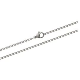 Chaîne De Cou - Bijouxia - Maille Gourmette - Acier Inoxydable 316l - 55cm - Argenté