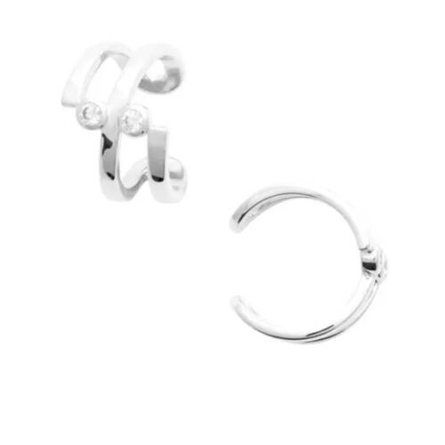Boucles D'oreilles - Argent 925 - Unitaire - Cristal - Bijou De Cartilage - Femme