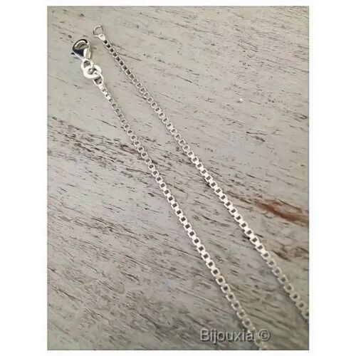 Chaîne - Bijouxia - Maille Vénitienne - Argent Massif 925 - 40cm - Mixte
