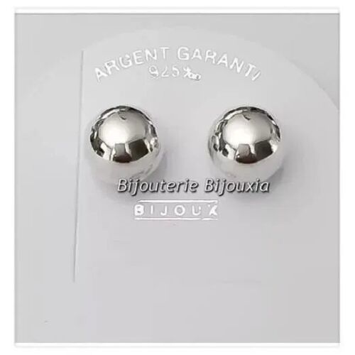 Boucles D'oreilles - Bijouxia - Boules 8 Mm - Argent Massif 925/1000 - Pochette Offerte - Qualité Bijouterie