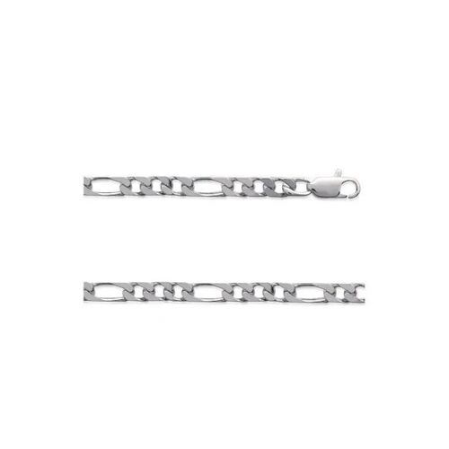 Chaine Argent Maille Figaro 1-3 Largeur 6mm (50 Cm)