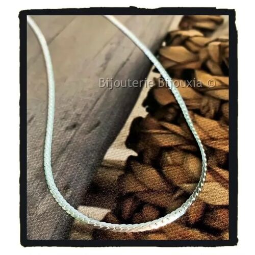 Collier - Bijouxia - Maille Anglaise - Argent Massif 925 - 45 Cm - 2 Mm