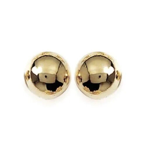 Boucles D'oreilles - Bijouxia - Boules - Plaqué Or 18 Carats - Doré - Clou/Puce