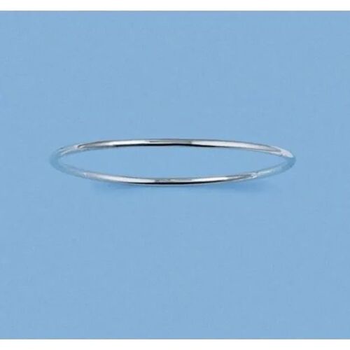 Bracelet - Bijouxia - Jonc Argent Massif 925/000 - Diamètre 6,6cm - Largeur 2,5mm - Poids 6,27g