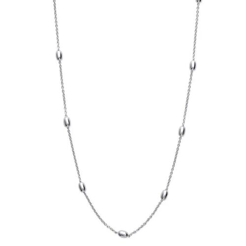 Collier - Bijouxia - Fines Gouttes D'eau - Argent Massif 925/1000 - Rhodié - 45 Cm