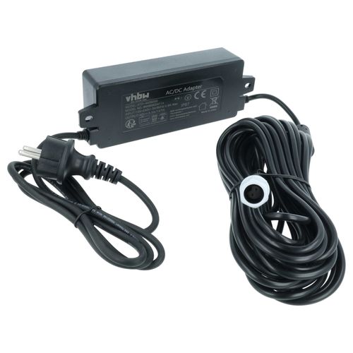 vhbw Bloc d'alimentation / chargeur compatible avec Bosch Indego 3 600 HA2 100, 3 600 HA2 102, 3 600 HA2 101, 800 tondeuse robot - 1140 cm