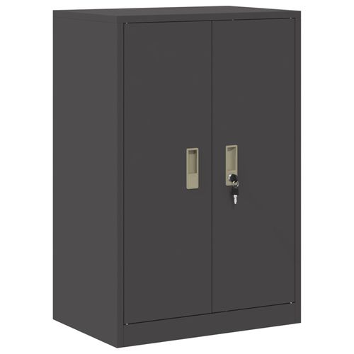 vidaXL Armoire de rangement Noir 60 x 40 x 90 cm Acier Laminé à Froid