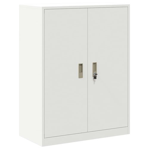 vidaXL Armoire de rangement avec stockage Blanc 80 x 40 x 105 cm
