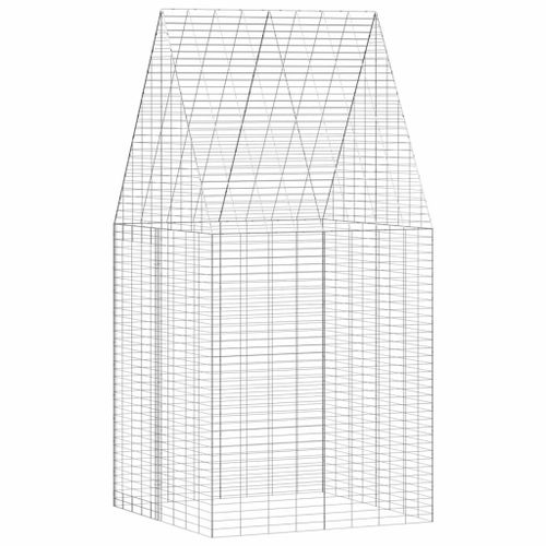 Vidaxl Cage Pour Lapins Argent 400 X 100 X 210 Cm Acier Galvanisé