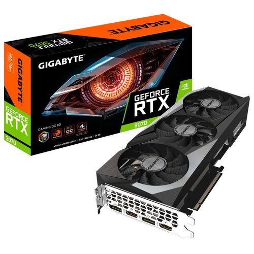 Gigabyte GeForce RTX 3070 GAMING OC 8G (rev. 2.0) - Carte graphique - GF RTX 3070 - 8 Go GDDR6 - PCIe 4.0 x16 - 2 x HDMI, 2 x DisplayPort