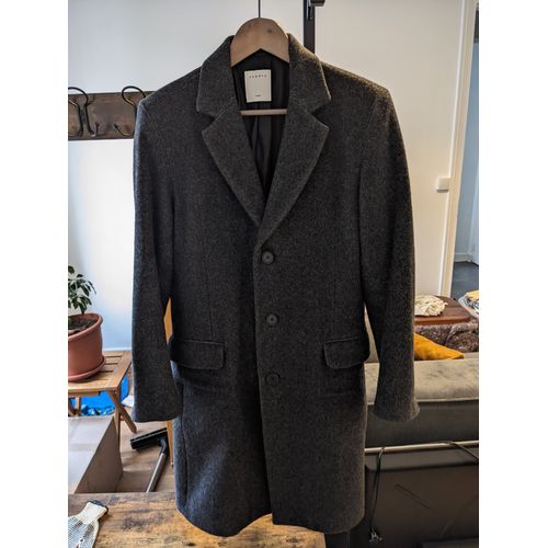 Manteau Sandro En Laine Jamais Porté