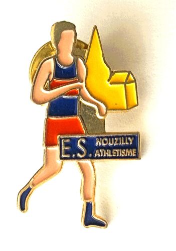 Pins Sports E.S. Nouzilly Athletisme 37 Indre Et Loire