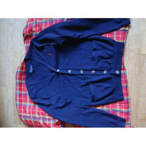 Gilet Ralph Lauren 100% Laine Garçon 14-16 Ans