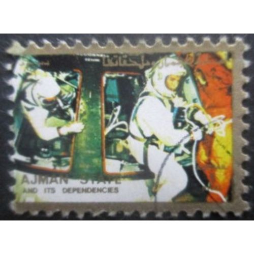 Ajman Cosmonautes Oblitéré Petit Format