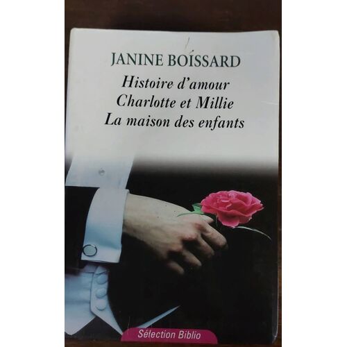 Janine Boissard Histoire D'Amour