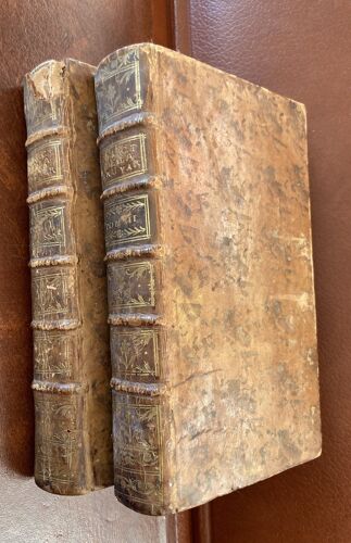 Les Caractères De Théophraste Et De La Bruyère - Tome I Et Ii - Ed Laurent Prault & Bailly - 1769 - Ex Libris Devocet François Paul Étienne