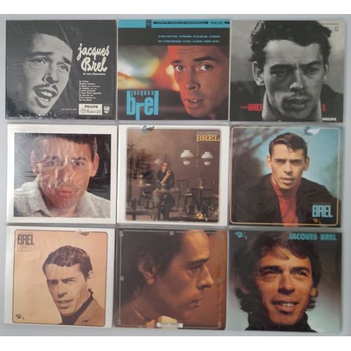 Jacques Brel : Lot De 9 Cd (Éditions Digipack 2003).