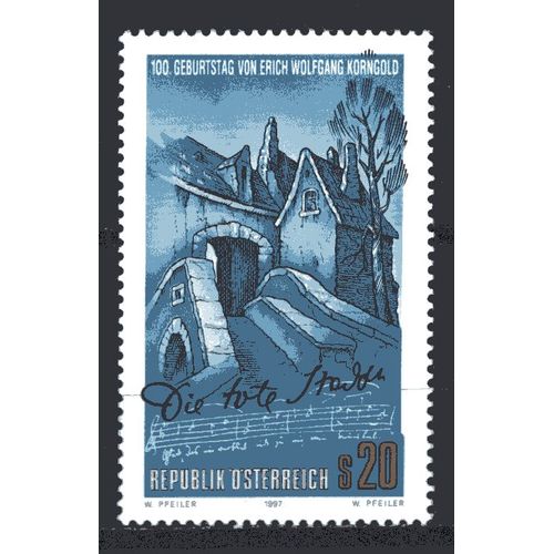 Autriche 1997 Le Compositeur E. W. Korngold Yvert N° 2042 Neuf**