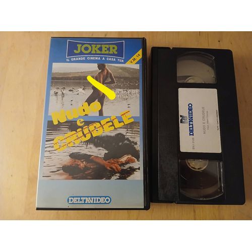 Cassette Video Vhs Nudo E Crudele
