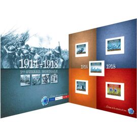 Mémoires De La 1ère Guerre Mondiale L'Origine Et Les Grandes Dates : Livret Collector 252 Année 2014 Timbres Autoadhésifs Validité Permanente Monde