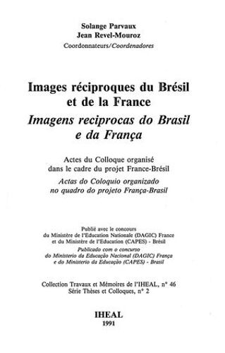 Images Réciproques Du Brésil Et De La France