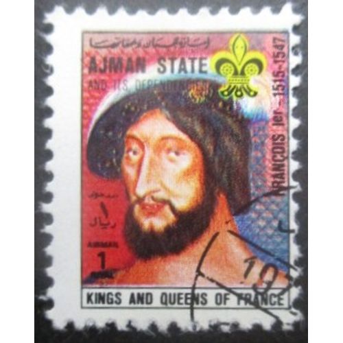 Ajman Roi François 1er Oblitéré