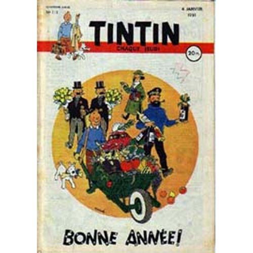 Tintin 115 - 4 Janvier 1951 -Edition Francaise - Couv Herge