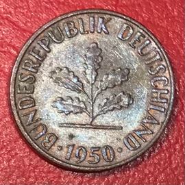 1 Pfennig - 1950 - G - Allemagne