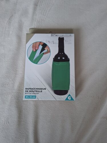 Rafraîchisseur De Bouteille Autoadhésif 33x15cm Vert