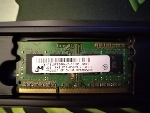 Lot 2 barrettes mémoires PC Portable « M » ¿ PC3-8500S (2x2Gb)