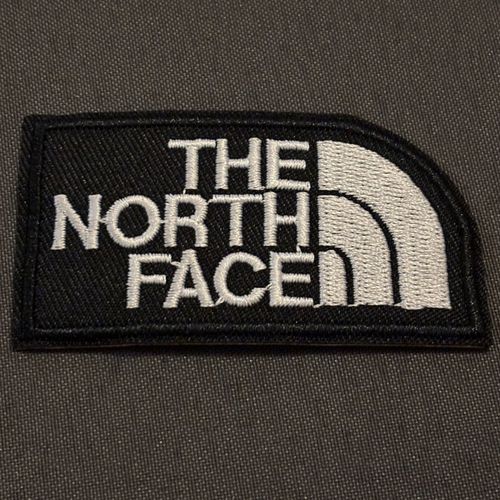 Patch Écusson Brodé Thermocollant North Face Noir & Blanc Neuf