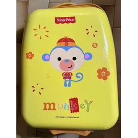 Valise enfant avec roulettes, Fisher-Price jaune