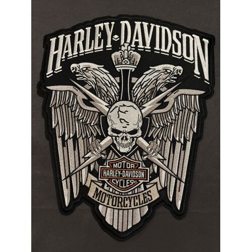 Maxi Patch Brodé Écusson Thermocollant Harley Blason