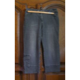 Pantacourt Jean Gris Yessica - Taille 46/48
