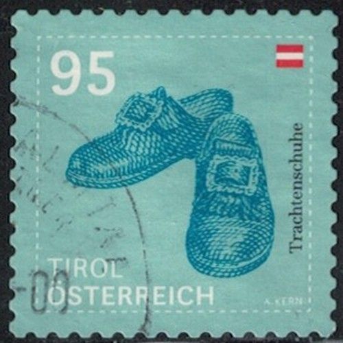 Autriche 2023 Oblitéré Used Chaussures Traditionnelles Tyroliennes Y&T At 3621 Su