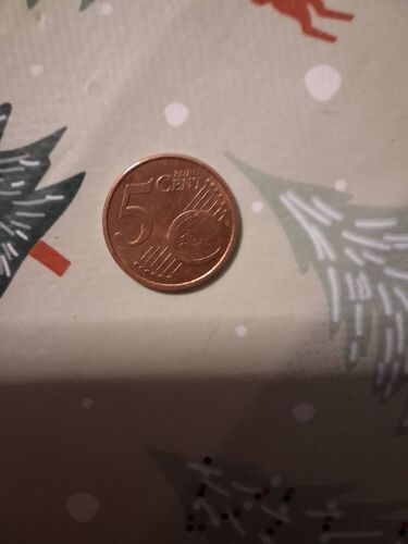 Pièce 5 Cts Euros Italienne Annee 2002 Colisee